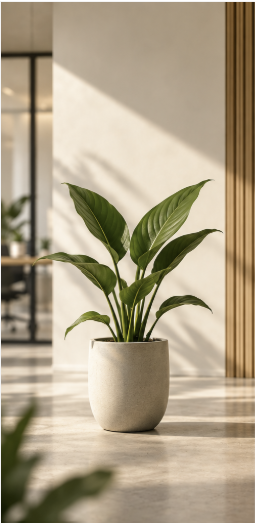 Green Leaf planting arrangement