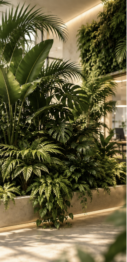 Oasis planting arrangement