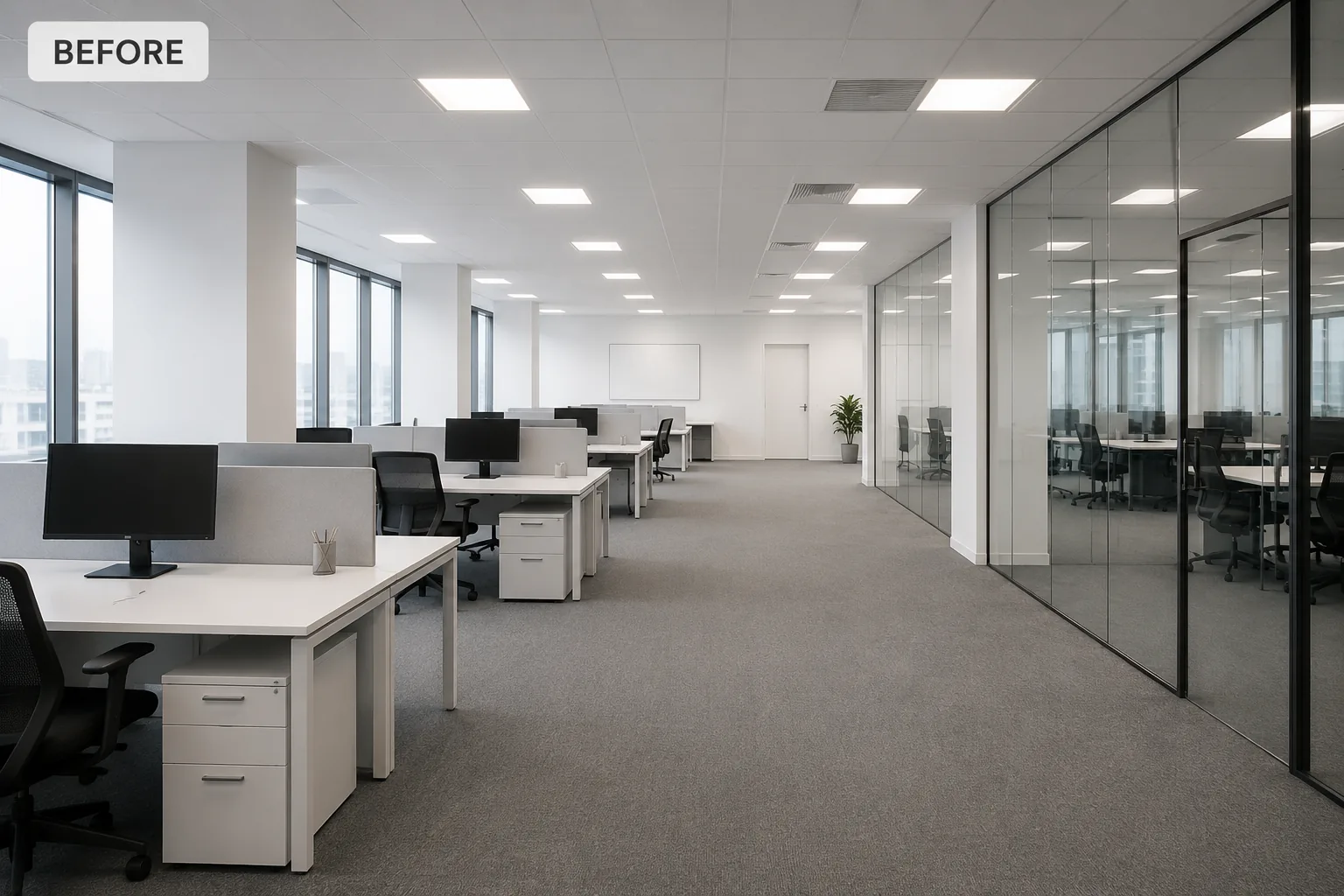Existing office space